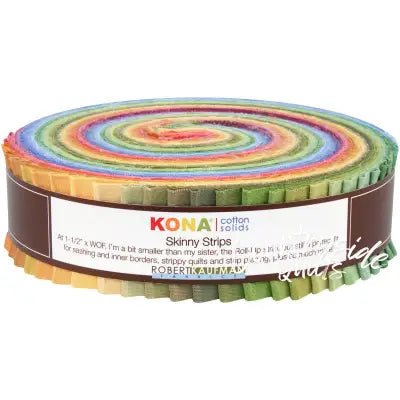 Skinny Strips Kona Solids Dusty Colorway 41pcs 1 1/2in