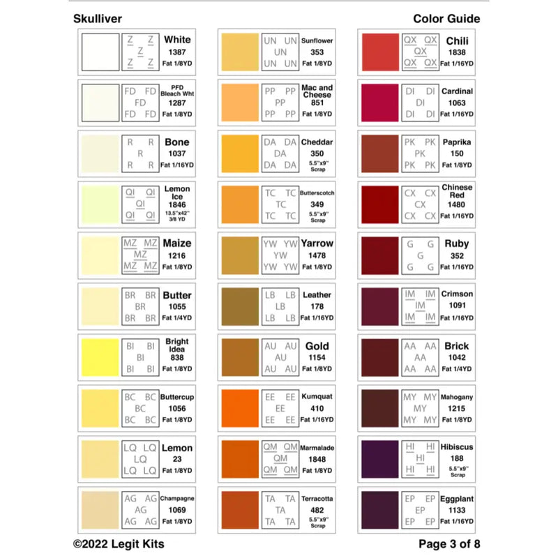 Skulliver Mini Pattern PT032