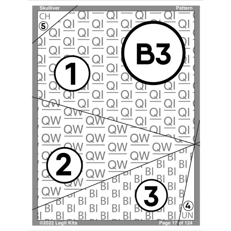 Skulliver Mini Quilt Kit QK032