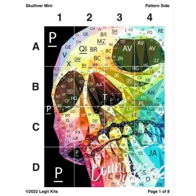 Skulliver Mini Quilt Kit