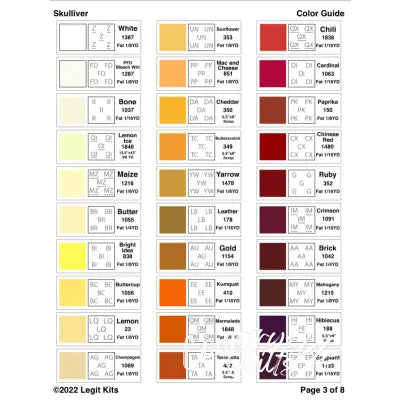 Skulliver Mini Quilt Kit