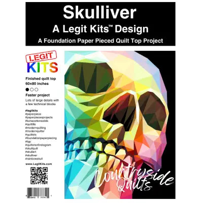 Skulliver Quilt Kit