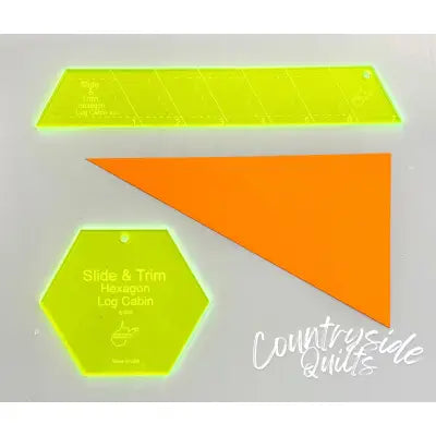 Slide & Trim Hexagon Log Cabin
