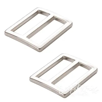 Slider Flat Widemouth 1in Nickel Set of Two