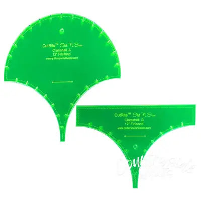 Slit N Sew 12in Finished Clamshell