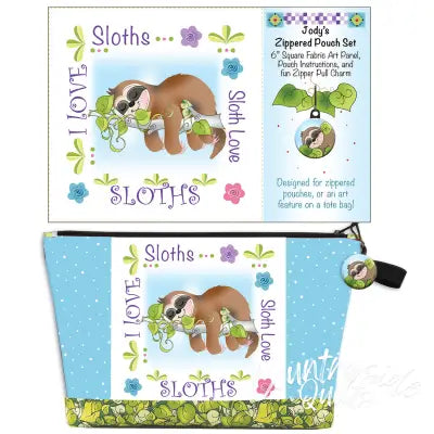 Sloth Pouch Set