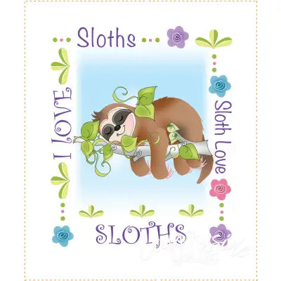 Sloth Tissue Box Panel