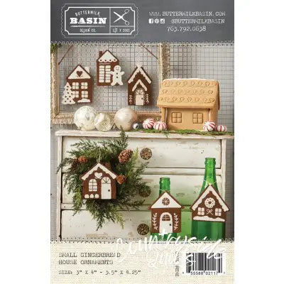 Small Gingerbread House Ornaments