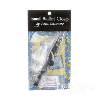 Small Wallet Clasp Frame 4-1/2in Black