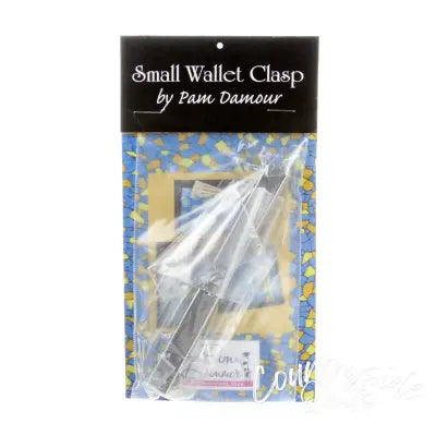 Small Wallet Clasp Frame 4-1/2in Silver