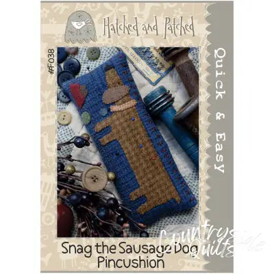 Snag the Sausage Dog Pincushion