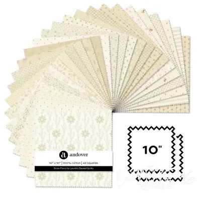Snow Flurry 10 Inch Square 42 Cuts Each
