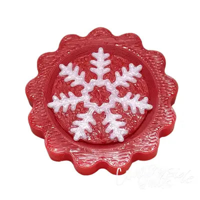 Snowflake Needle Minder Red