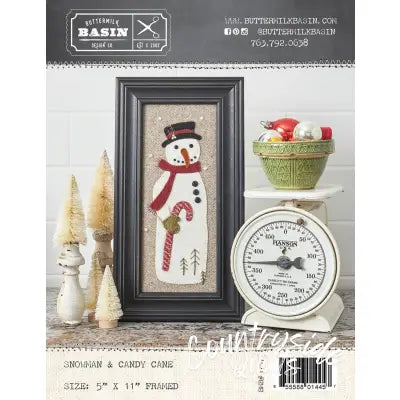 Snowman & Candy Cane