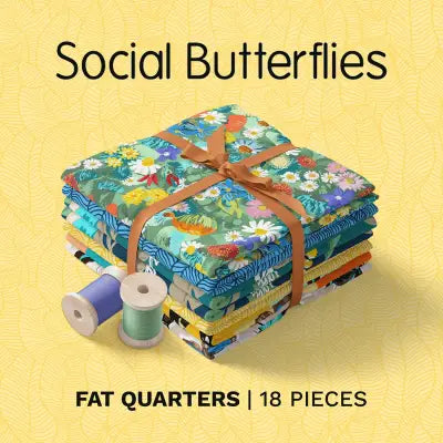 Social Butterflies Fat Quarter Pack - 18 FQs