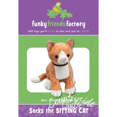 Socks the SITTING CAT pattern