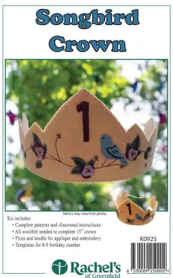 Songbird Birthday Crown Kit
