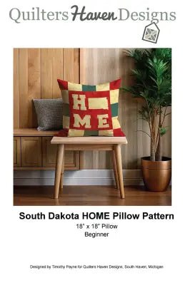 South Dakota HOME Pillow Pattern