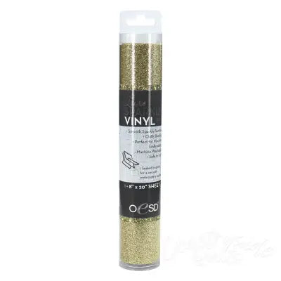 Sparkle Vinyl 8in x 20in Gold