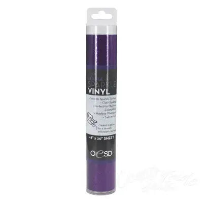 Sparkle Vinyl 8in x 20in Purple