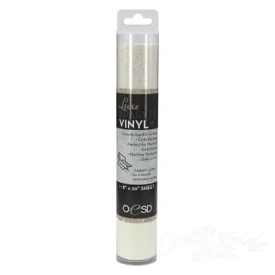 Sparkle Vinyl 8in x 20in White