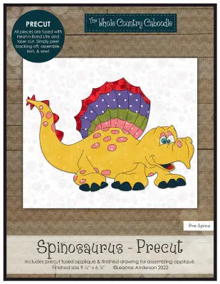 Spinosaurus Precut Fused Applique Pack