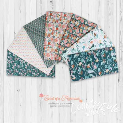 Spirit Of A Mermaid 7Pc Yard Cut Bundle