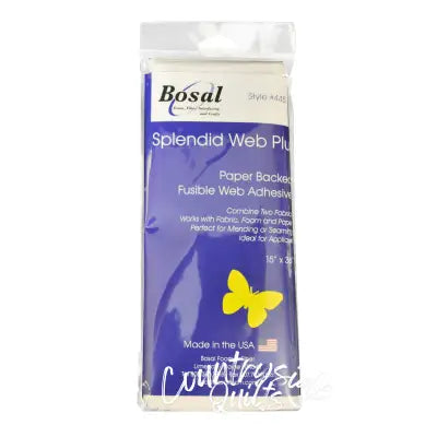 Splendid Web Plus Paper Backed Fusible Web Adhesive 15in x 36in