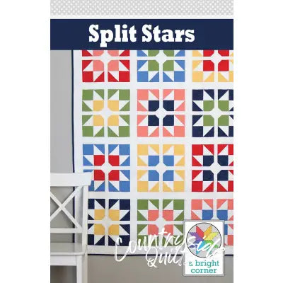 Split Stars Quilt Pattern