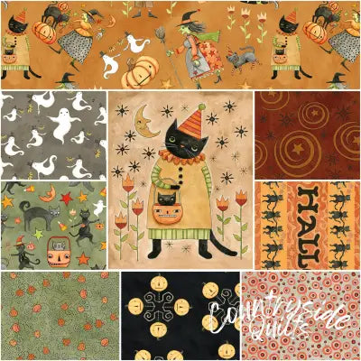 Spooky 1 Yard Bundle Gourd, 9pcs