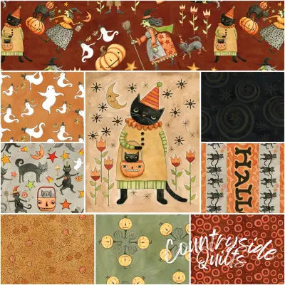 Spooky 1 Yard Bundle Rusty Oak, 9pcs