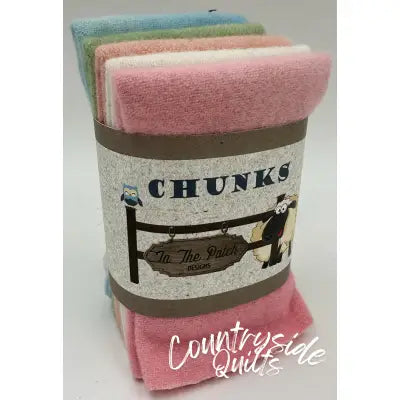Spring Thyme Wool Chunks 5pc 9in x 10in