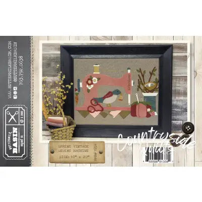 Spring Vintage Sewing Machine