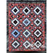 Squared Stripes on Point Quilt Pattern 739406408935