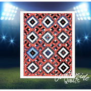 Squared Stripes on Point Quilt Pattern 739406408935