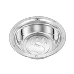 Jeffers Stainless Steel Embossed Wide-Lip Food & Water Pet Bowls