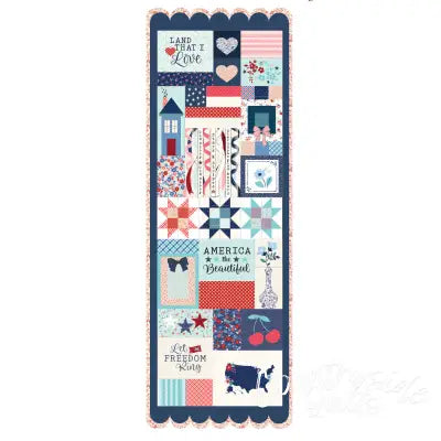 Star-Spangled Beauty Ladder Quilt CD/Book