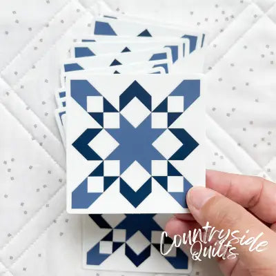 Starly - Blue Stickers 6pk