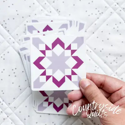 Starly - Purple Stickers 6pk