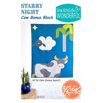 Starry Night Cow Bonus Block