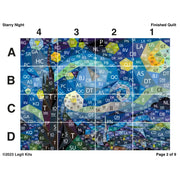 Starry Night Pattern PT046