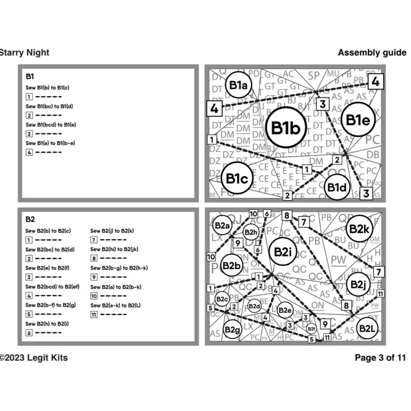 Starry Night Pattern PT046