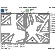 Starry Night Pattern PT046