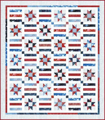 Stars and Stitches Company B Quilt Kit