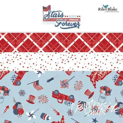 Stars and Stripes Forever Fat Quarter Bundle, 21pcs/bundle