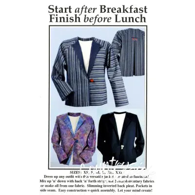 Start After Breakfast - Finish Before Lunch