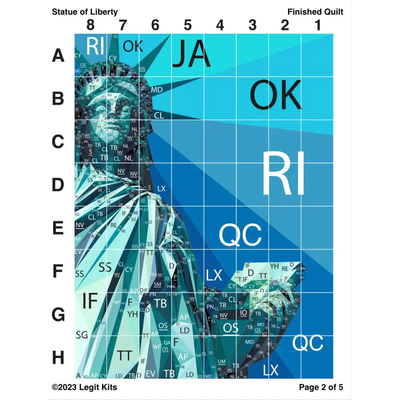 Statue of Liberty Quilt Kit QK048