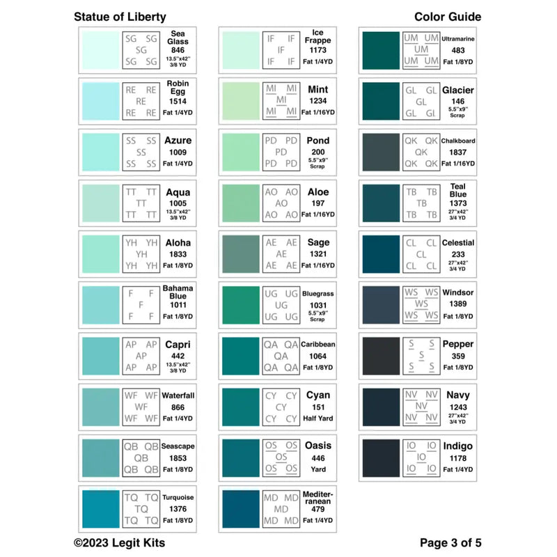 Statue of Liberty Quilt Kit QK048