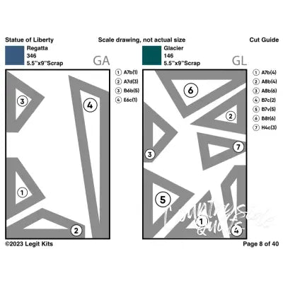 Statue of Liberty Quilt Kit