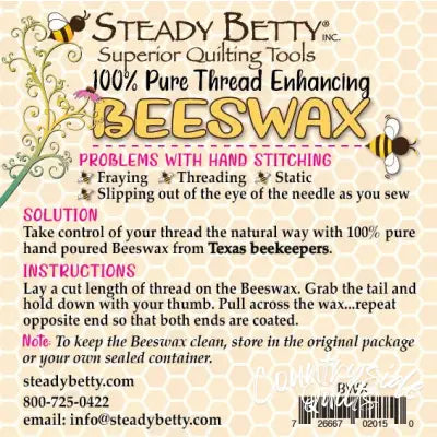 Steady Betty 100% Pure Beeswax